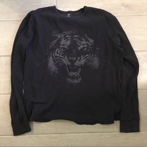 3/$15 men’s long sleeve tiger thermal shirt